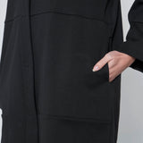 QUITRAL CHAQUETA POLERON NEGRO