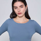 GUAJARA TOP BÁSICO AZUL