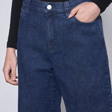 LEOPOLD DENIM PALAZZO AZUL