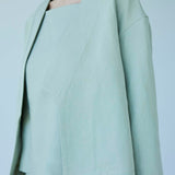OXAM CHAQUETA CROP TEA