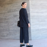 HECKER PANTALÓN BOMBACHO NEGRO