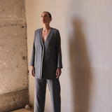 HECKER PANTALON LANILLA GRIS