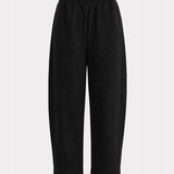 MIYAZAKI PANTALÓN BUZO NEGRO