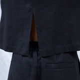 INEMURI TOP ESCOTE CUADRADO NEGRO