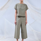 MUSHIN PANTALON CULOTTE VERDE