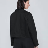 GUARINO CHAQUETA ALGODÓN ORGÁNICO NEGRO