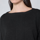 WANGARI TEJIDO CROP NEGRO