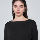 WANGARI TEJIDO CROP NEGRO