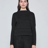 CARSON TEJIDO CROP NEGRO