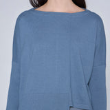 WANGARI TEJIDO CROP AZUL