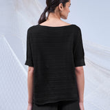 UKIYO TEJIDO MIDI NEGRO