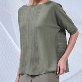 UKIYO TEJIDO MIDI VERDE