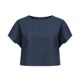 YANAGI TOP ESPALDA V AZUL