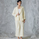 GINGKO BLAZER  ASIMETRICO AMARILLO