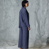 GINGKO BLAZER  ASIMETRICO AZUL