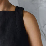 MATSU TOP LINO NEGRO