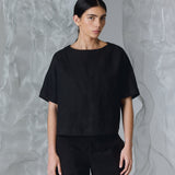 YANAGI TOP ESPALDA V NEGRO